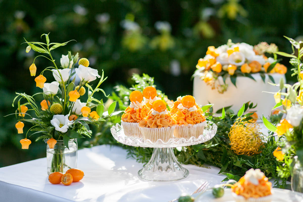 Hochzeitsdeko orange: Ideen für Blumen, Tisch & Torte
