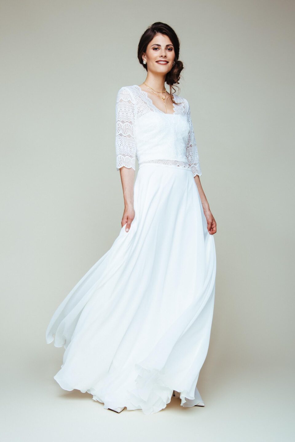 S-1066 DER perfekte Chiffon-Rock
