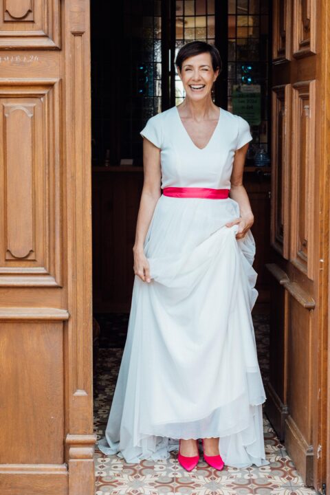Seidenband Pink Hochzeit KUESSdieBRAUT