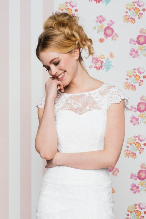 Braut Bolero mit Seide und Kaschmir