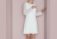 Brautkleid 60er Jahre Stil – Langarm Minikleid – Ornella