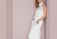 New Boho Brautkleid aus Punktechiffon mit Stehkragen und Taschen – Daphne