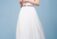 Brautkleid Seide – Corsagenkleid mit Spitzenkante & Seiden Chiffon Rock –  Star