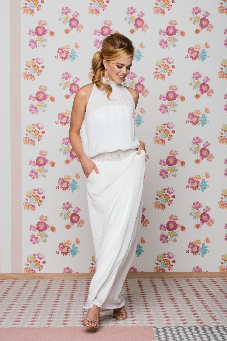 New Boho Brautkleid mit Taschen