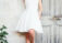 Ballerina Brautkleid aus Satin – extra kurzes Hochzeitskleid mit Taschen – Bailey