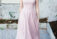 Brautkleid farbig in Mauve – schwingendes Standesamtkleid in Knöchellänge – Tiffany