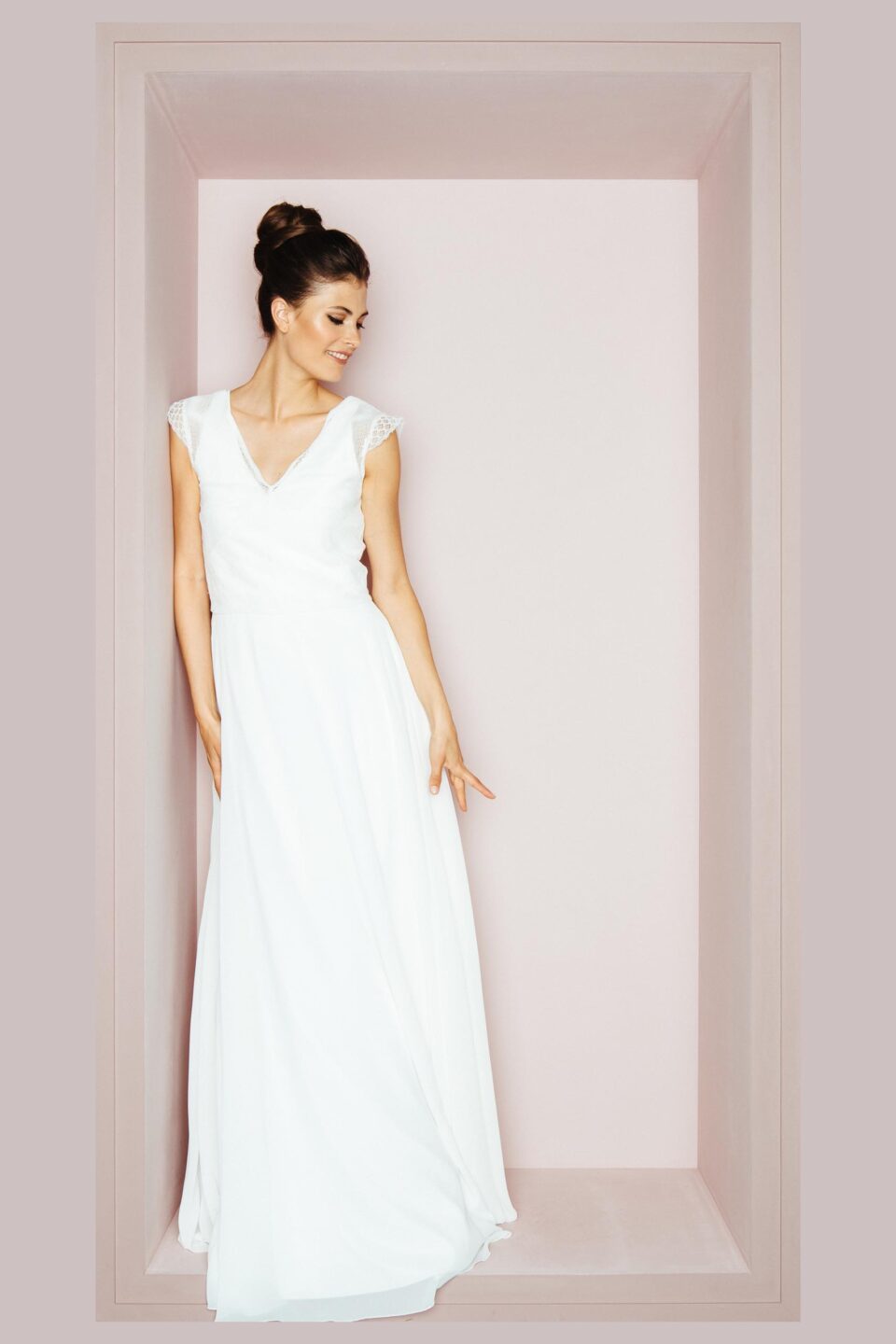 Urbanes Brautkleid mit Brautoberteil