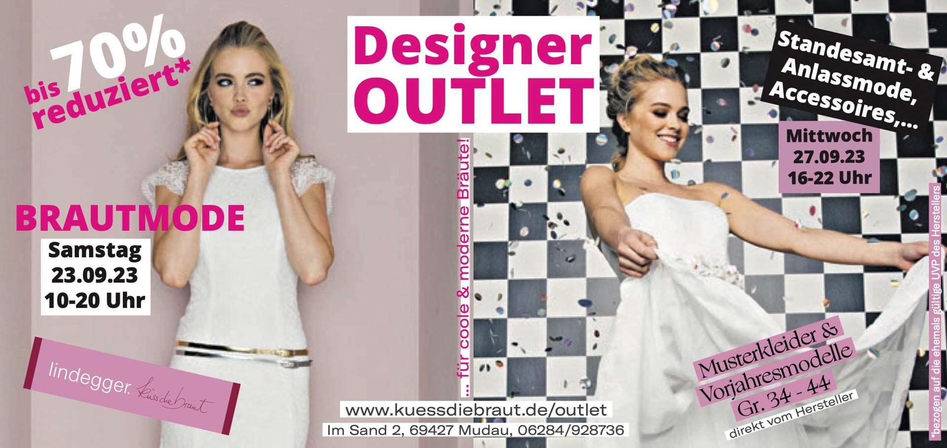 Brautkleider Outlet im Designer POP UP Store