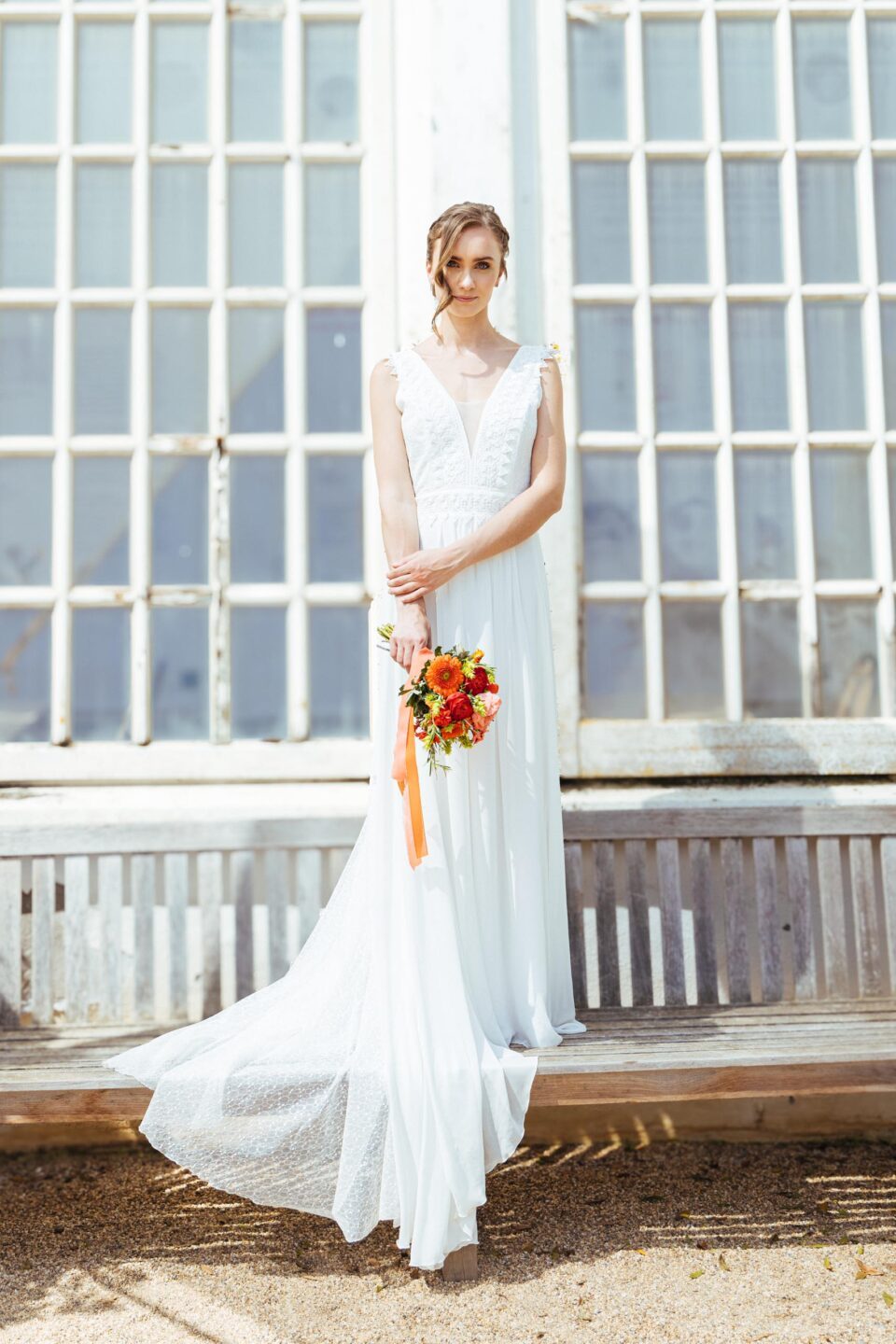 KUESSdieFIRENZE – nachhaltiges Brautkleid im Boho Stil aus zertifizierten Öko-Materialien, GREEN by DESIGN