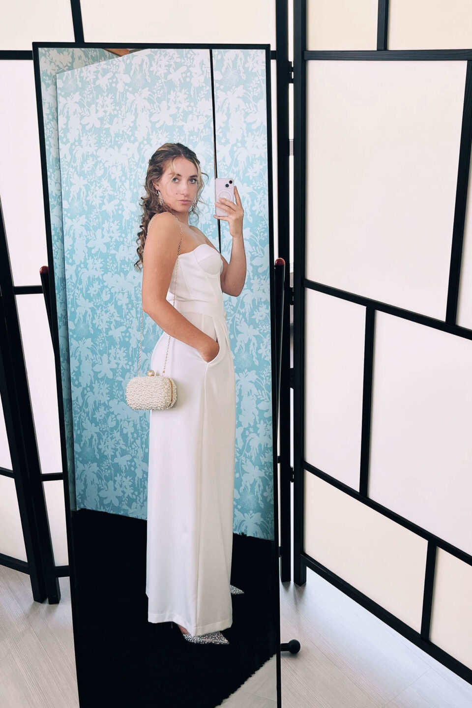 Brautcorsage und Hose